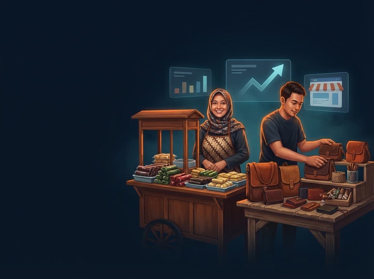 Pelaku UMKM Garut berjualan kuliner dan kerajinan, dibantu catatan penjualan digital
